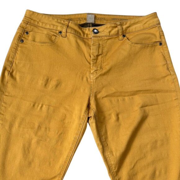 Liverpool Jean Co Abby Skinny Jeans in Honey Cropped with Roll-up Hem Womens 14 - Picture 5 of 10